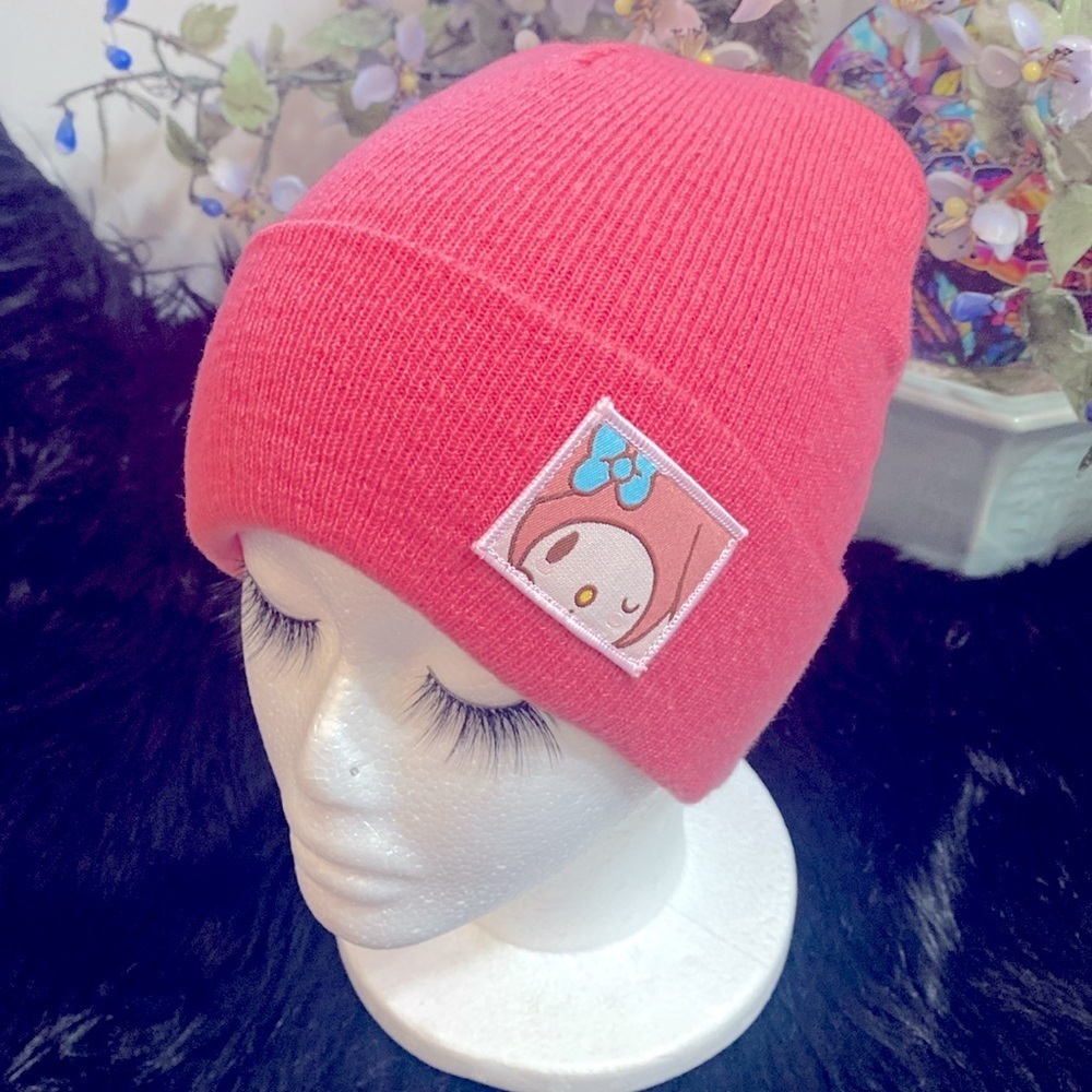My Melody Sanrio Hello Kitty and friends pink beanie women’s men’s OSFA ski hat - Picture 7 of 7